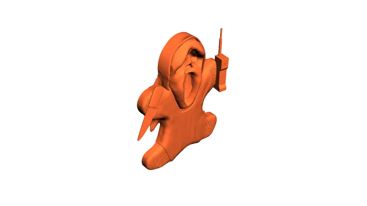 Gingerbread Ghostface by HauntsAndMore | Download free STL model ...