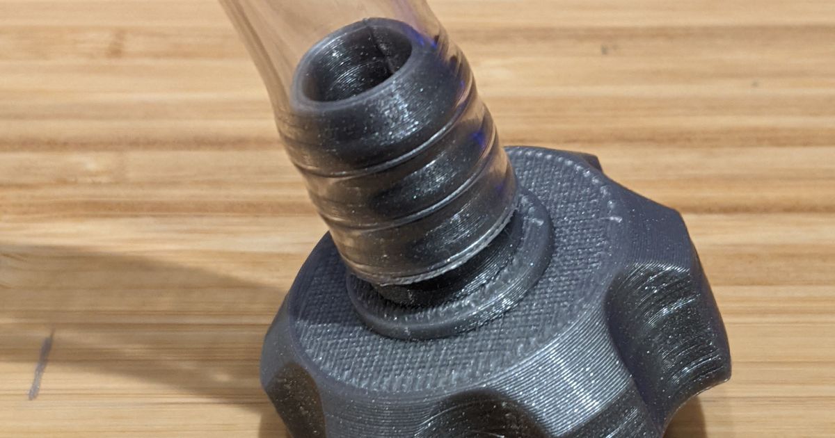 Garden Hose to 1/2 in Barb Fitting by Bearic Download free STL model