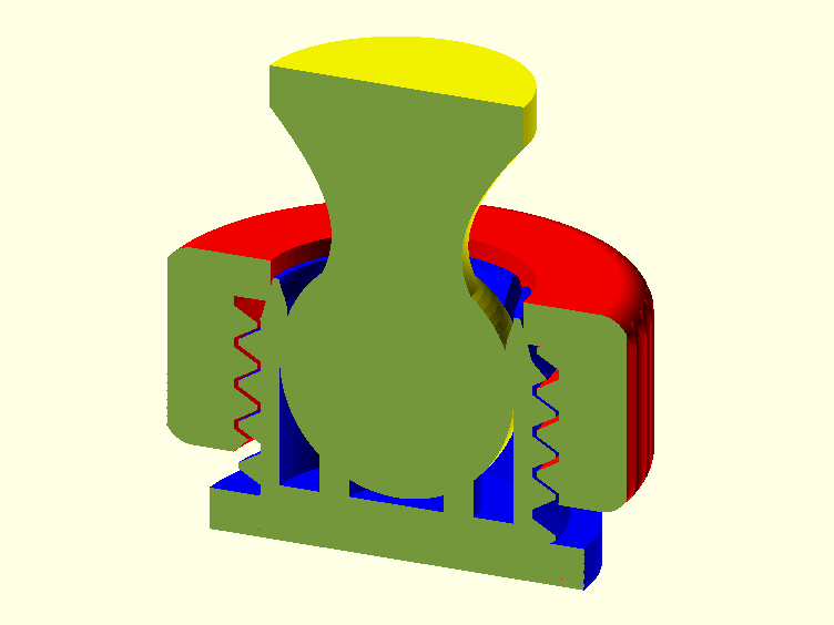 Universal Ball Joint - OpenSCAD