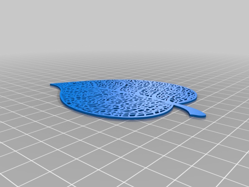 Miniatura 3 do modelo 3D Leaf skeleton