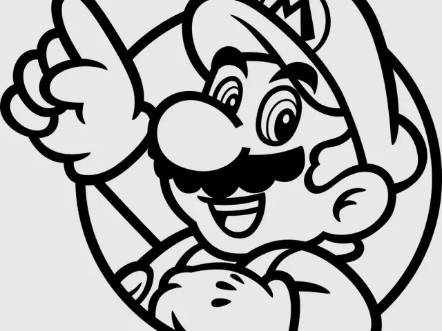 Mario badge