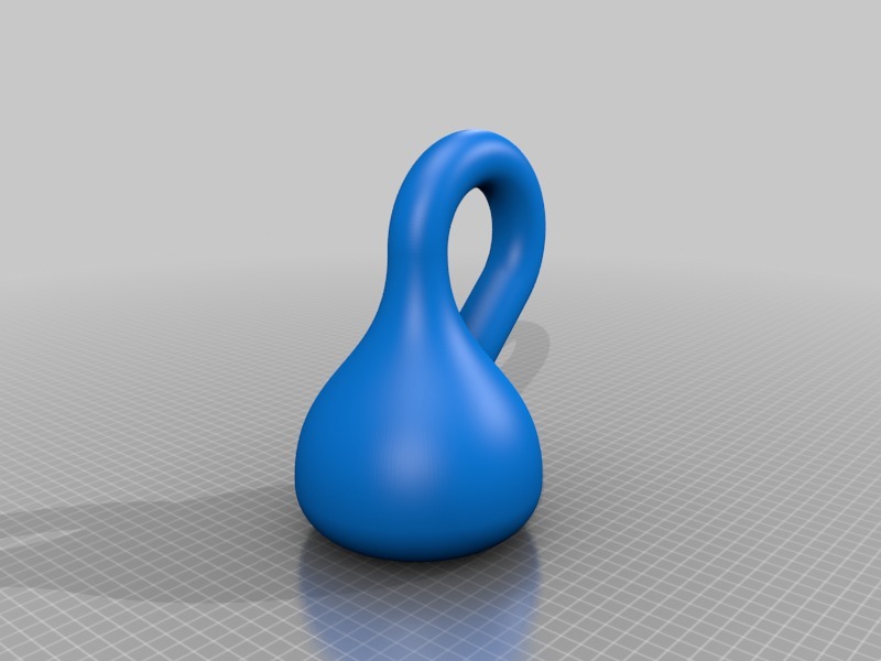 Miniatura 2 do modelo 3D Customisable Klein bottle (OpenSCAD)