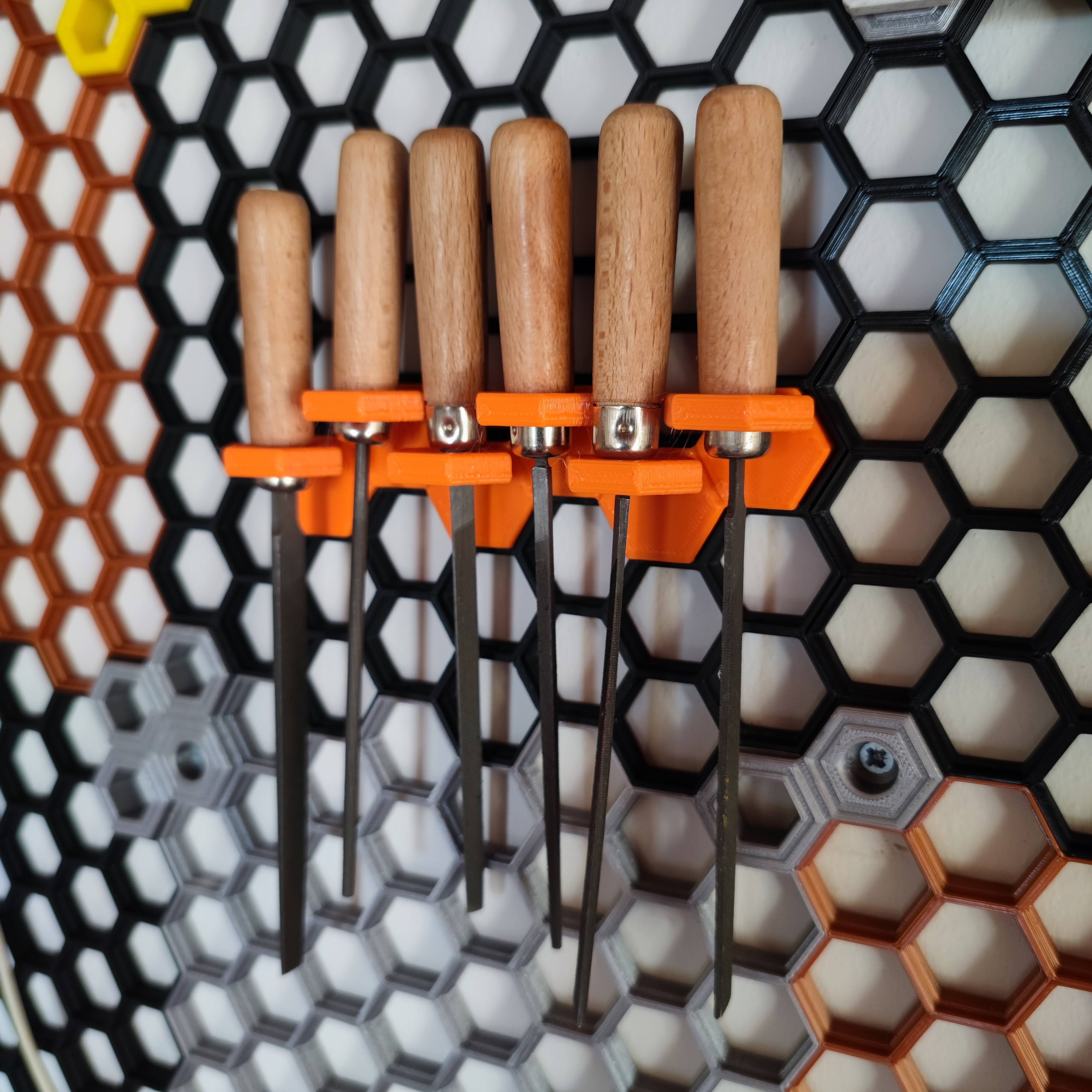 Screwdriver Set Holder Honeycomb Storage Wall