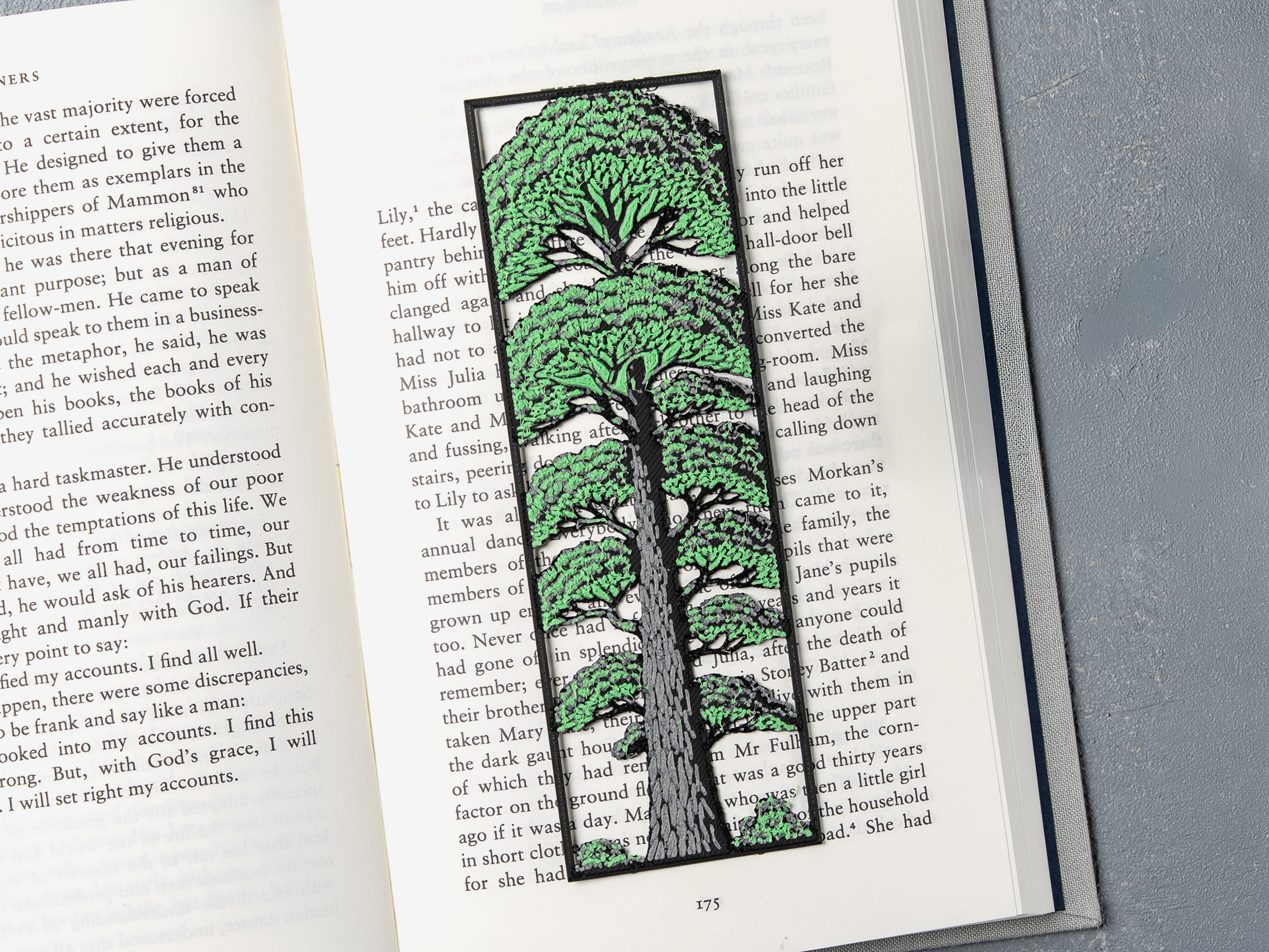 Miniatura 4 do modelo 3D Pine Tree Bookmark