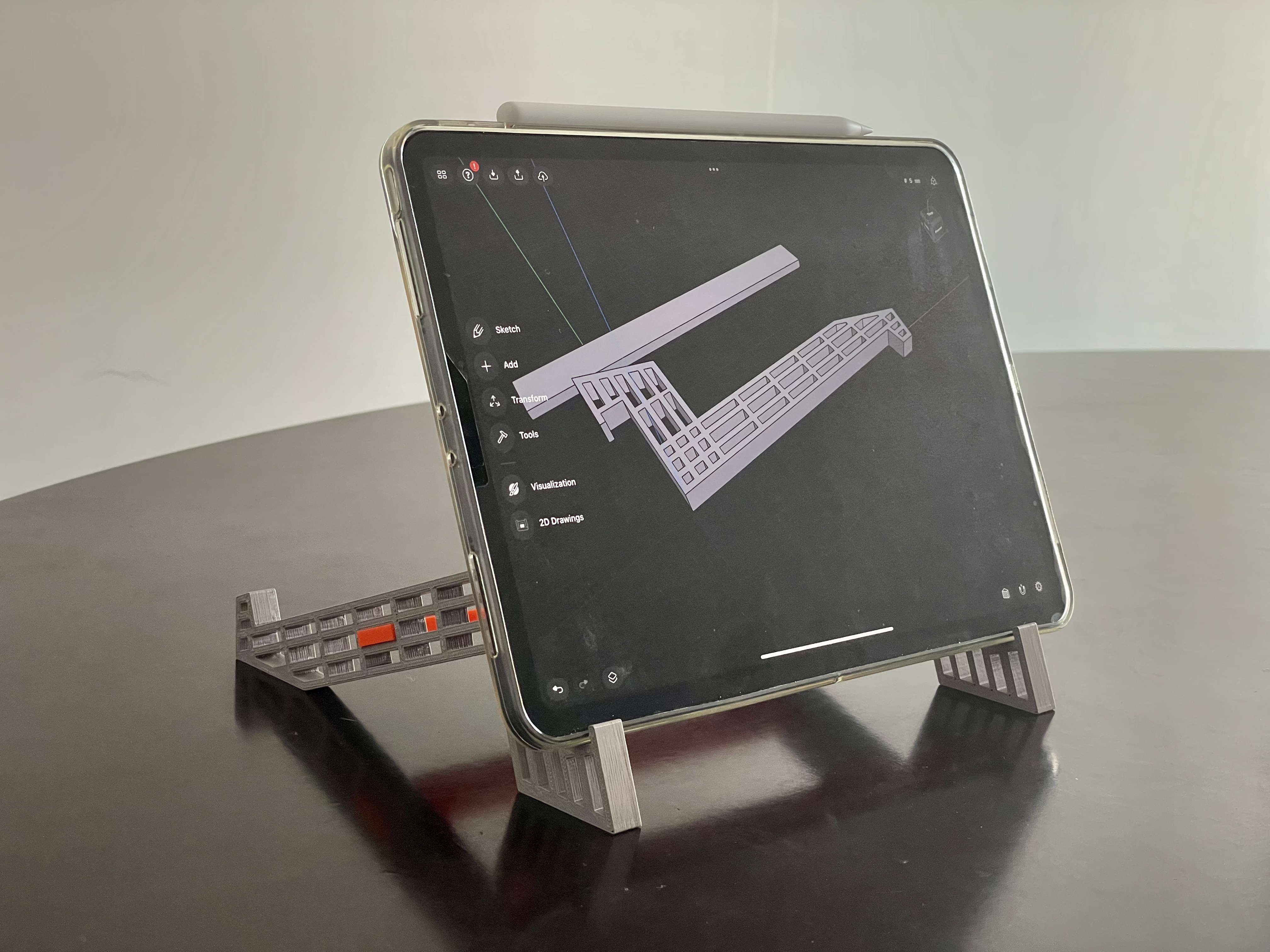 Miniatura 3 do modelo 3D iPad stand 2in1