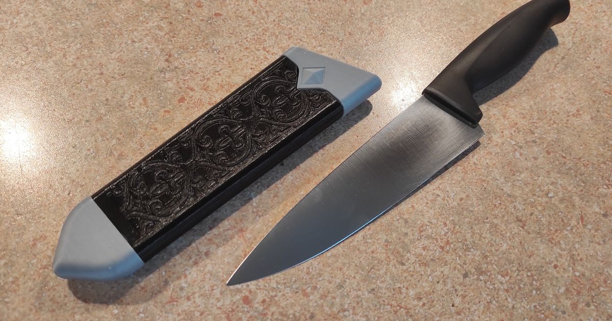 Kitchen Knife Sheath (Parametric) by Kuba Smołka Download free STL model