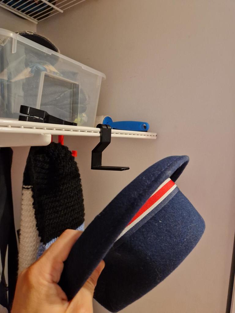 Elfa Shelf Hooks, six variants by Mostly Flawles Download free STL