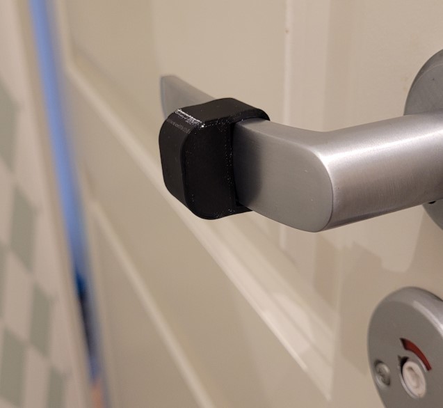 Door handle wall saver