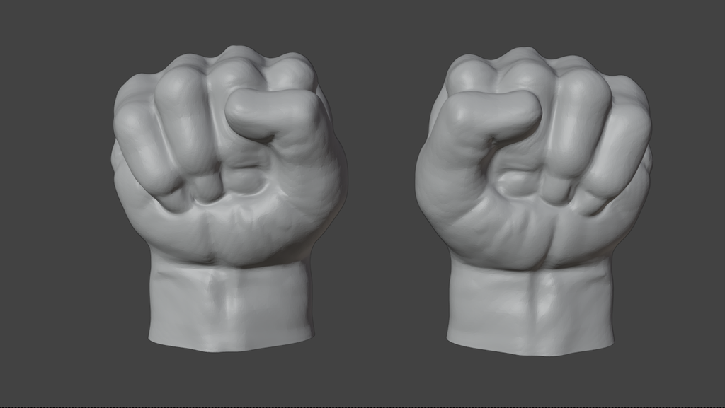 Miniatura 3 do modelo 3D Hulk hands (gloves)