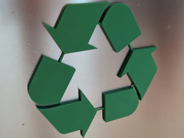 Magnetic Flexible Recycling Symbol