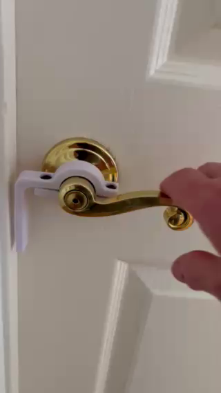 Cat Lever Door Handle Stop - no disassembly