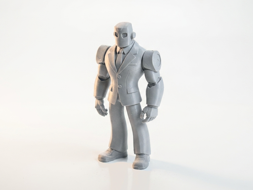Robot Man Figurine Fantasy Collectible 3D Printable