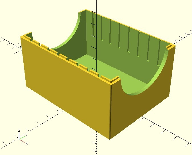 Parametric Card Caddie and Box - stackable