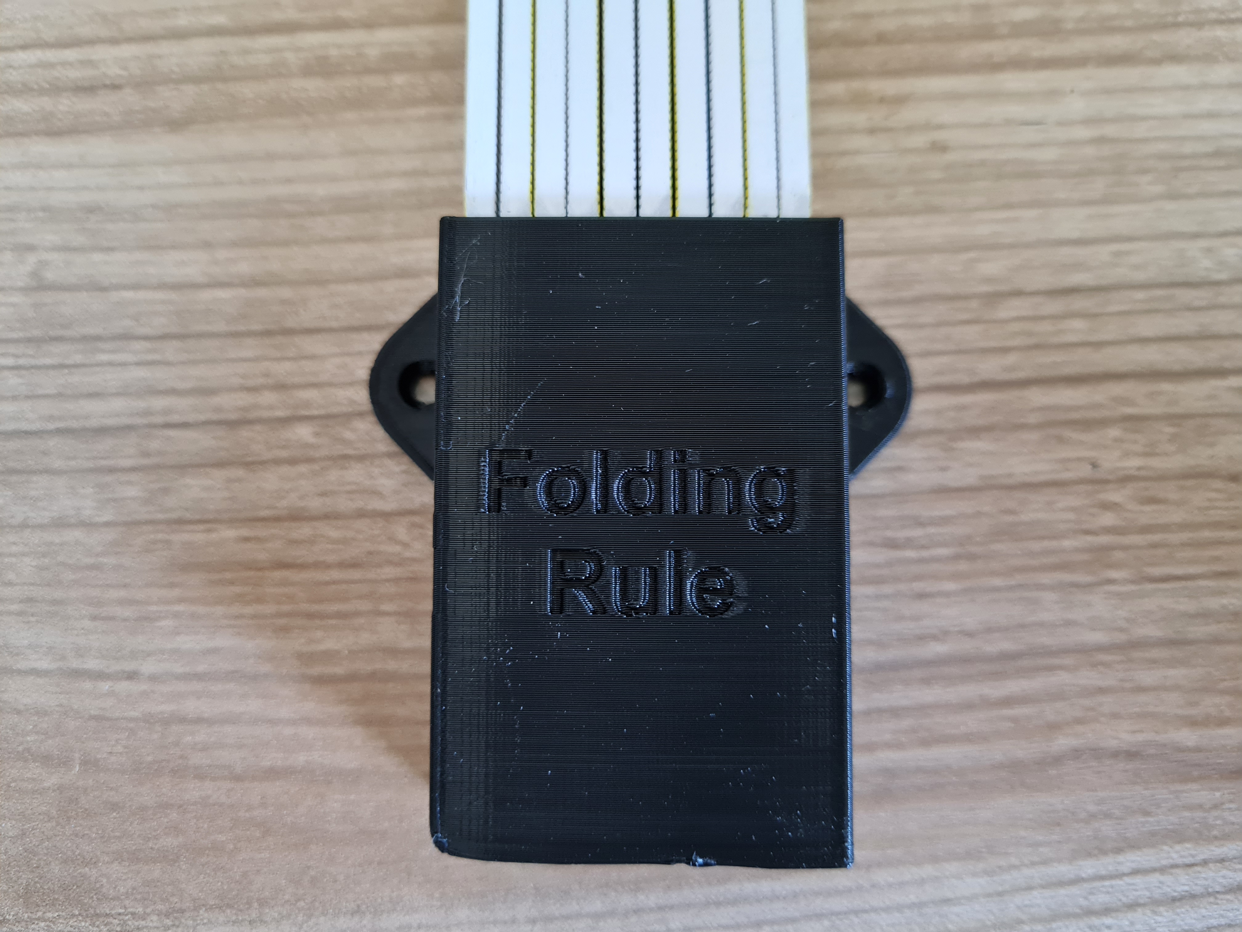 Wallmount for folding rule French Cleat
