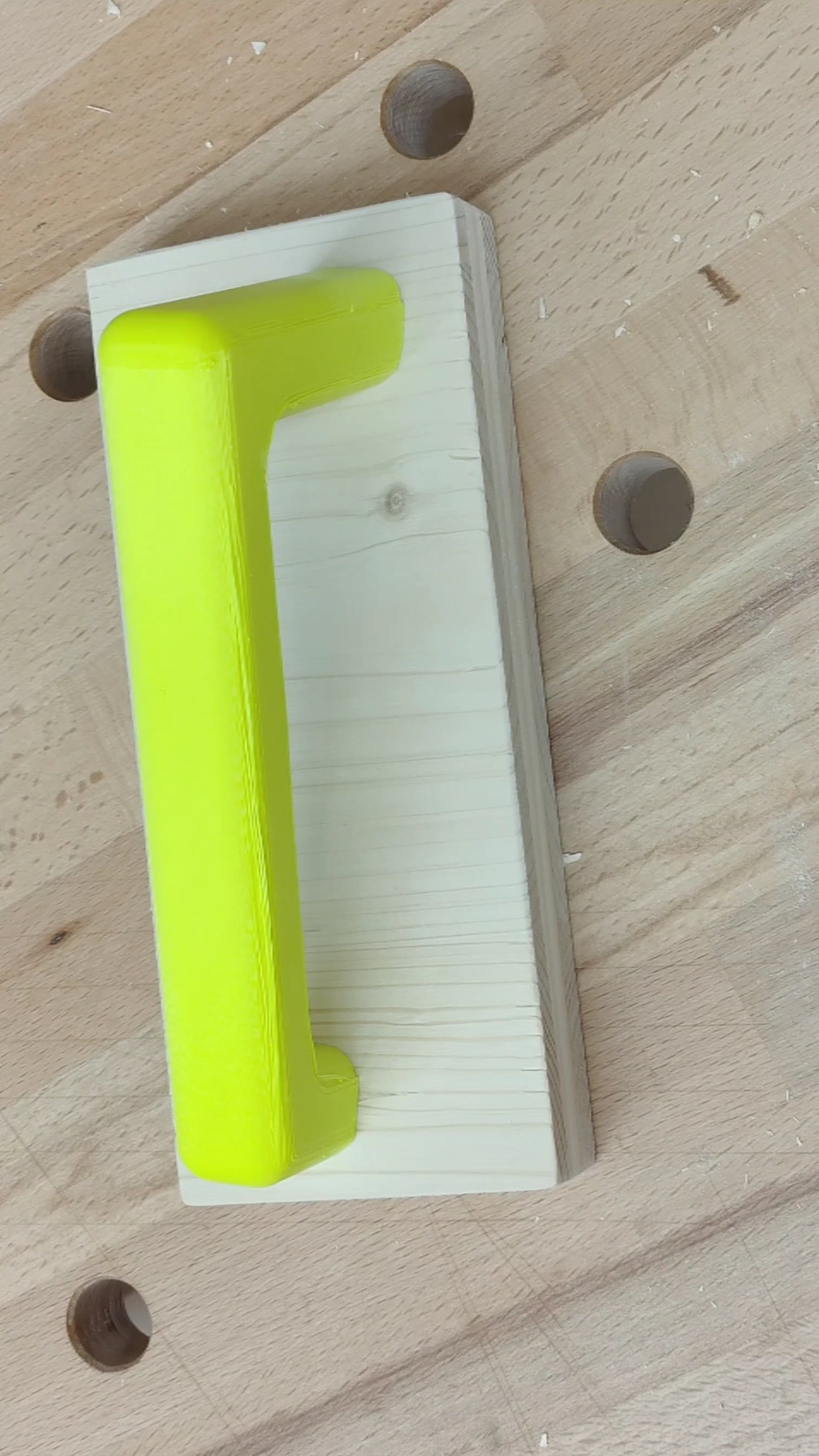Miniatura 2 do modelo 3D Easy handle for a Push Block