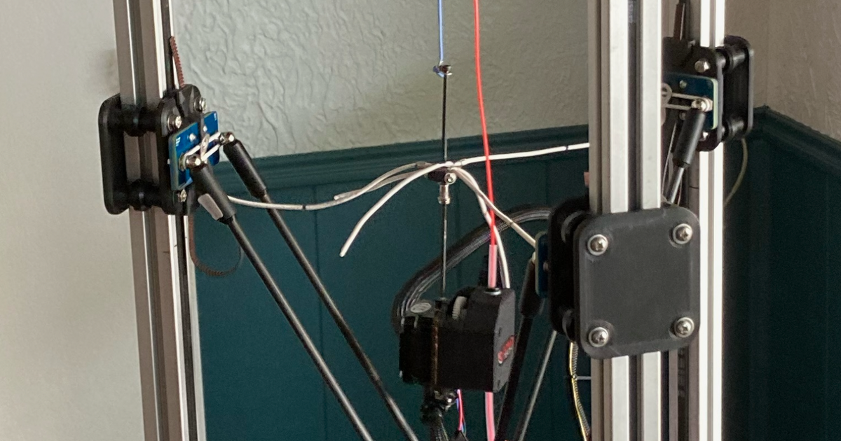 Rigid Carriages for Rostock Max V2 by treyd Download free STL model