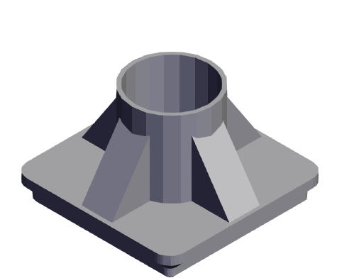 Gridfinity 17mm glue stick holder