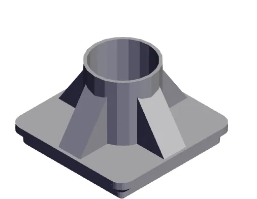 Gridfinity 17mm glue stick holder