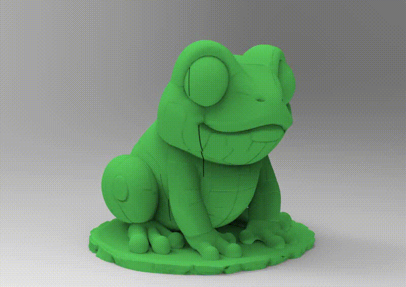 3D Grenouille puzzle
