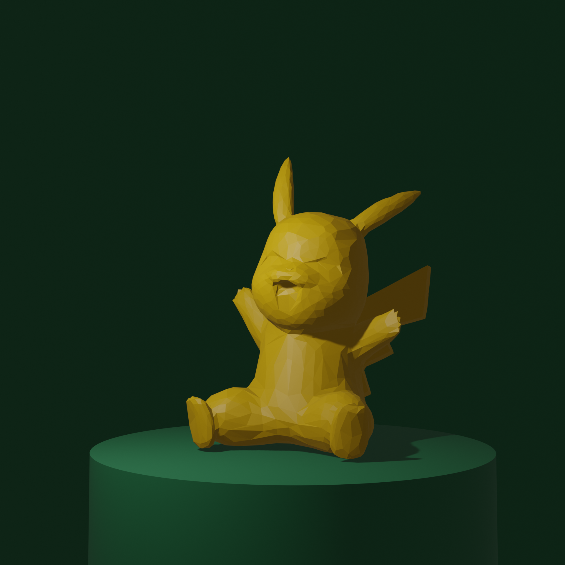 Low Poly Pikachu