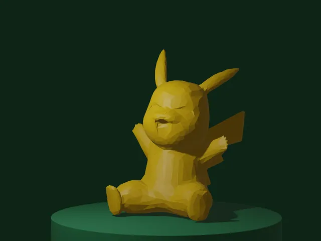 Low Poly Pikachu