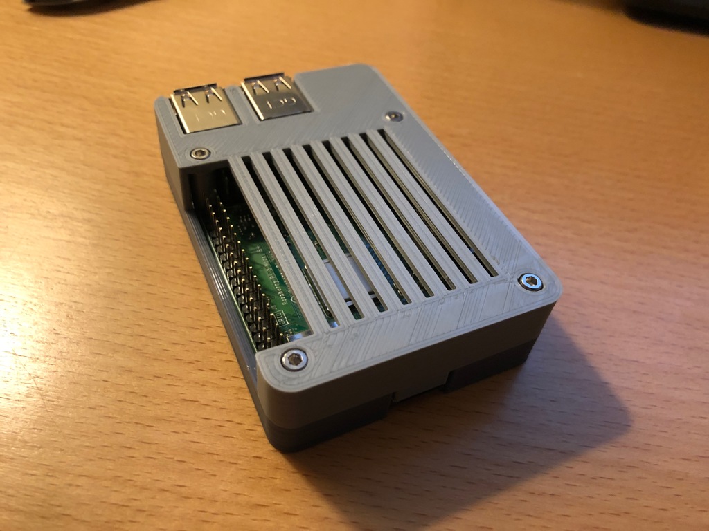 Pi 3 B+ Case with GPIO Access by jdriscoll | Download free STL model ...