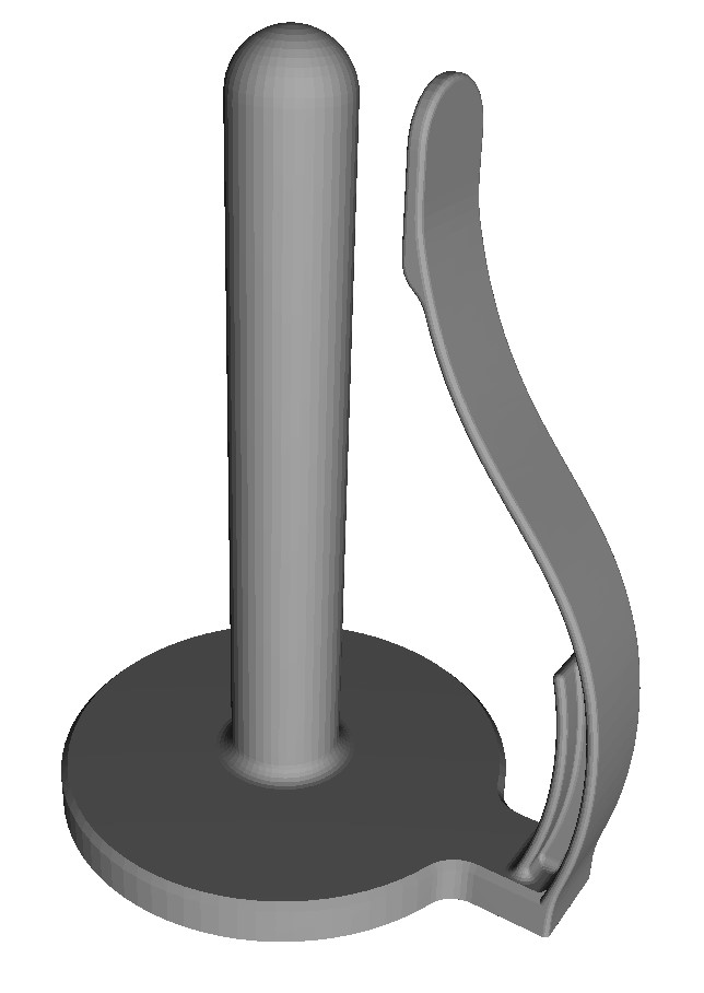 Paper towel holder by Aviator Download free STL model
