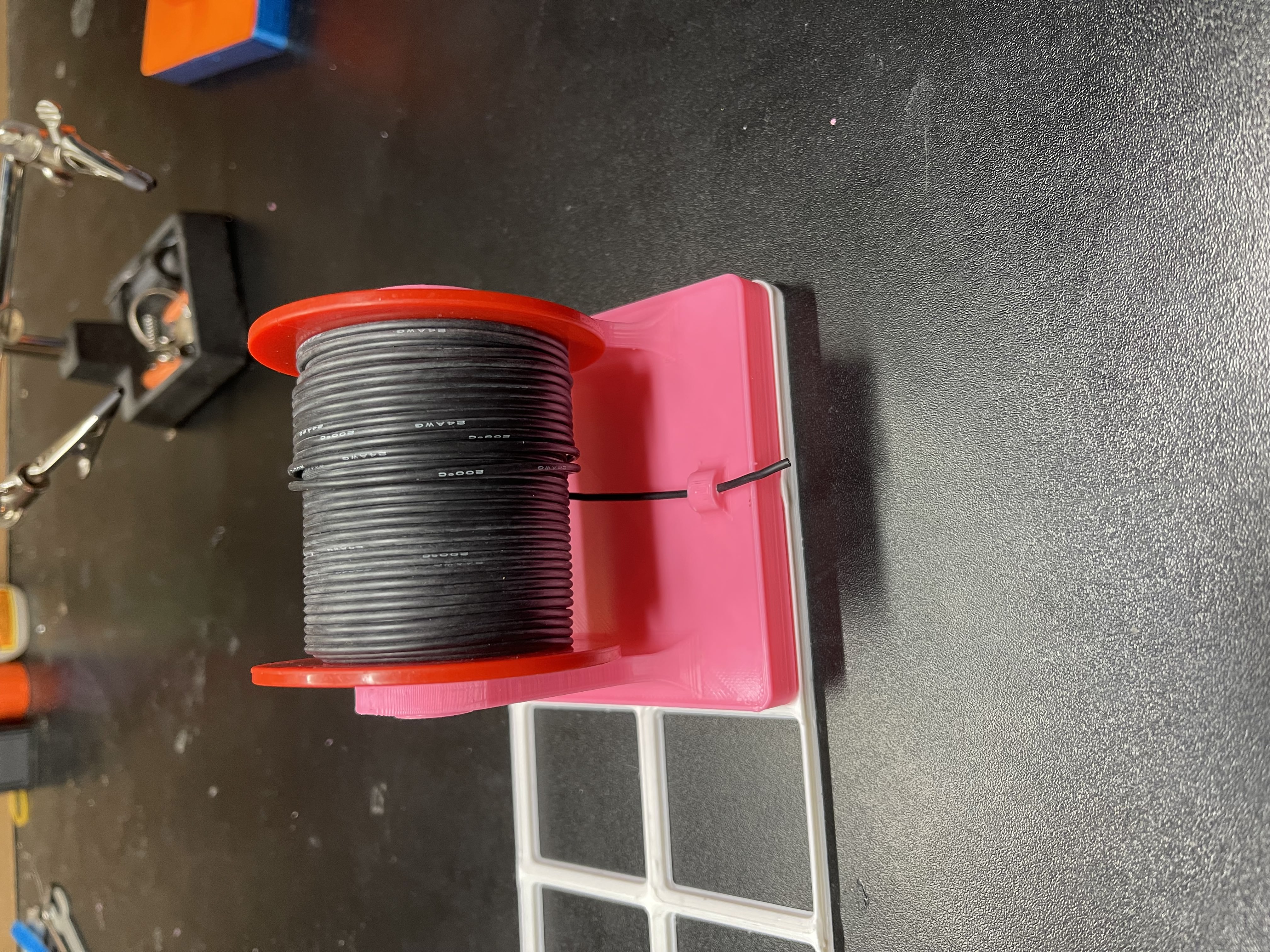 Miniatura 4 do modelo 3D Gridfinity Wire Spool Holder