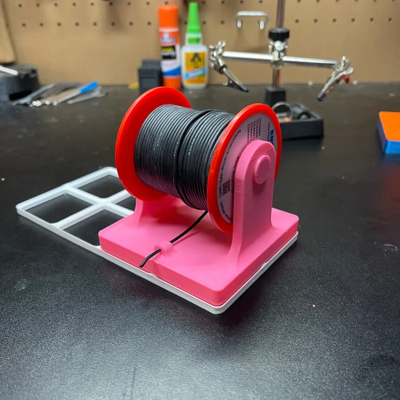 Gridfinity Stackable Wire spool Holder by DoktorDoraro - Thingiverse