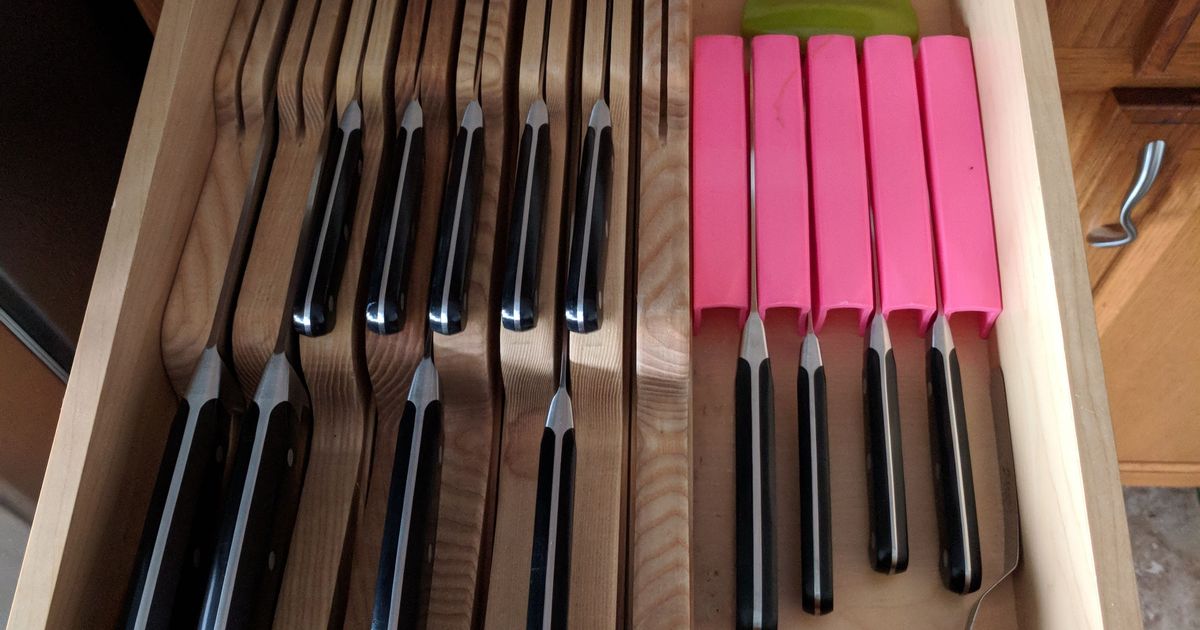 Knife Holder Easy to print by _Rob3D Download free STL model