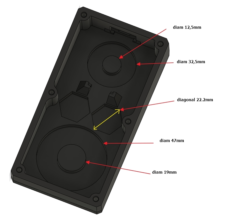 Miniatura 8 do modelo 3D Deej enclosure v2