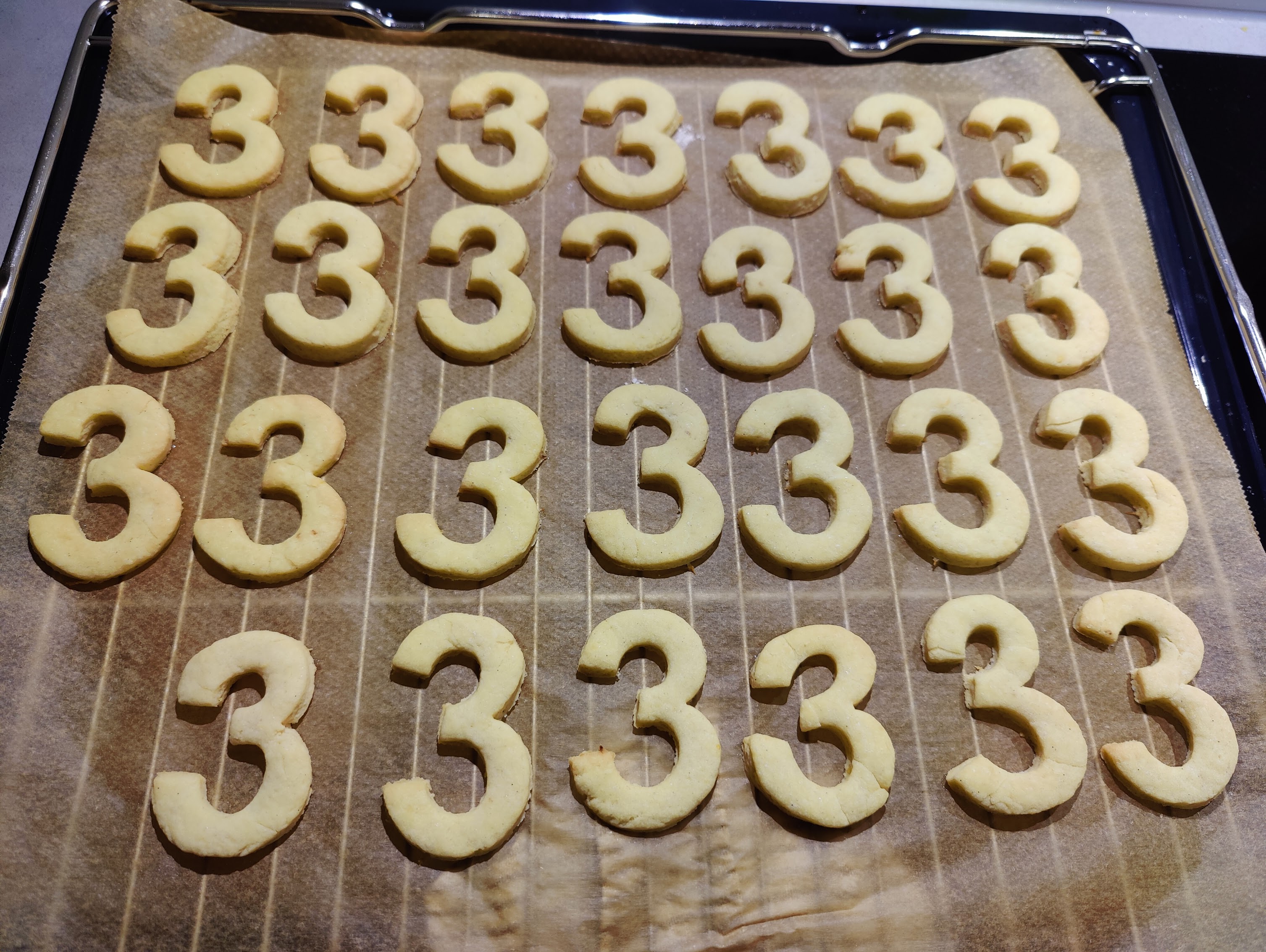 Miniatura 4 do modelo 3D Number Cookie Cutter