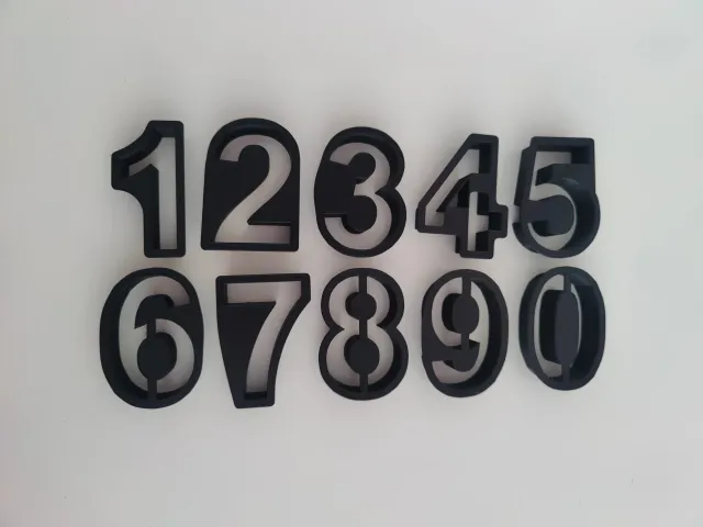Number Cookie Cutter