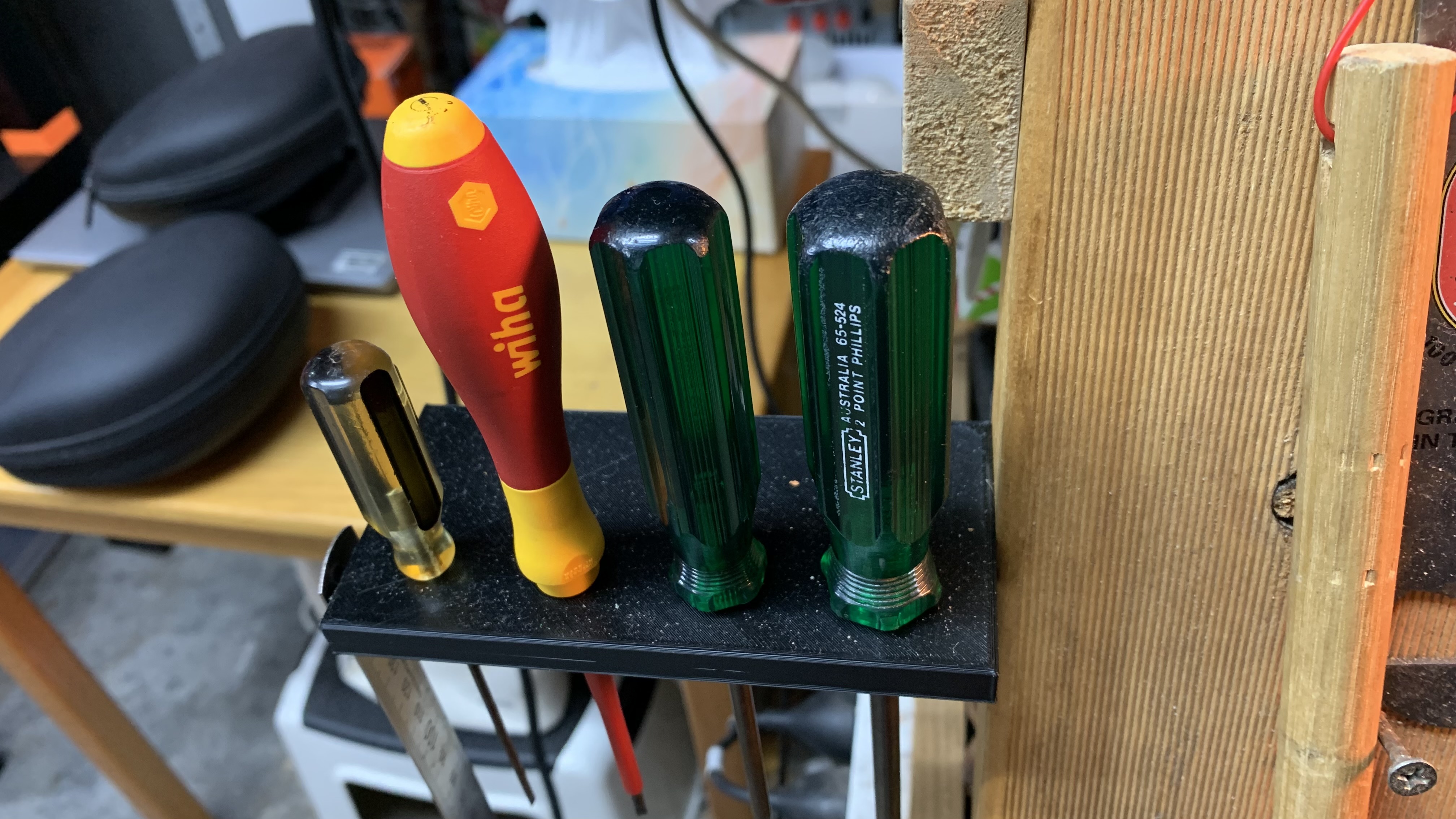 Workbench Screwdriver Holder
