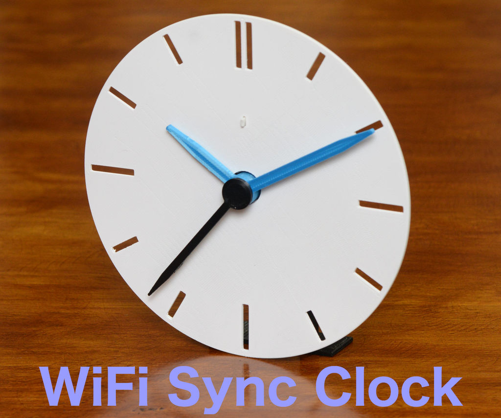 WiFi Sync Clock by shiura | Download free STL model | Printables.com