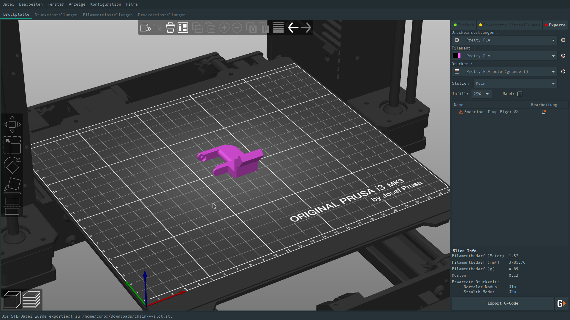 Drag Chain V-Slot mount