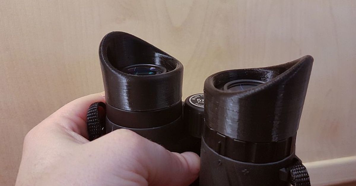 Eyecups for VisionKing 5x25 binocular by grzybu Download free STL