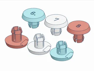 Spare 8 & 10 mm Panel Clip