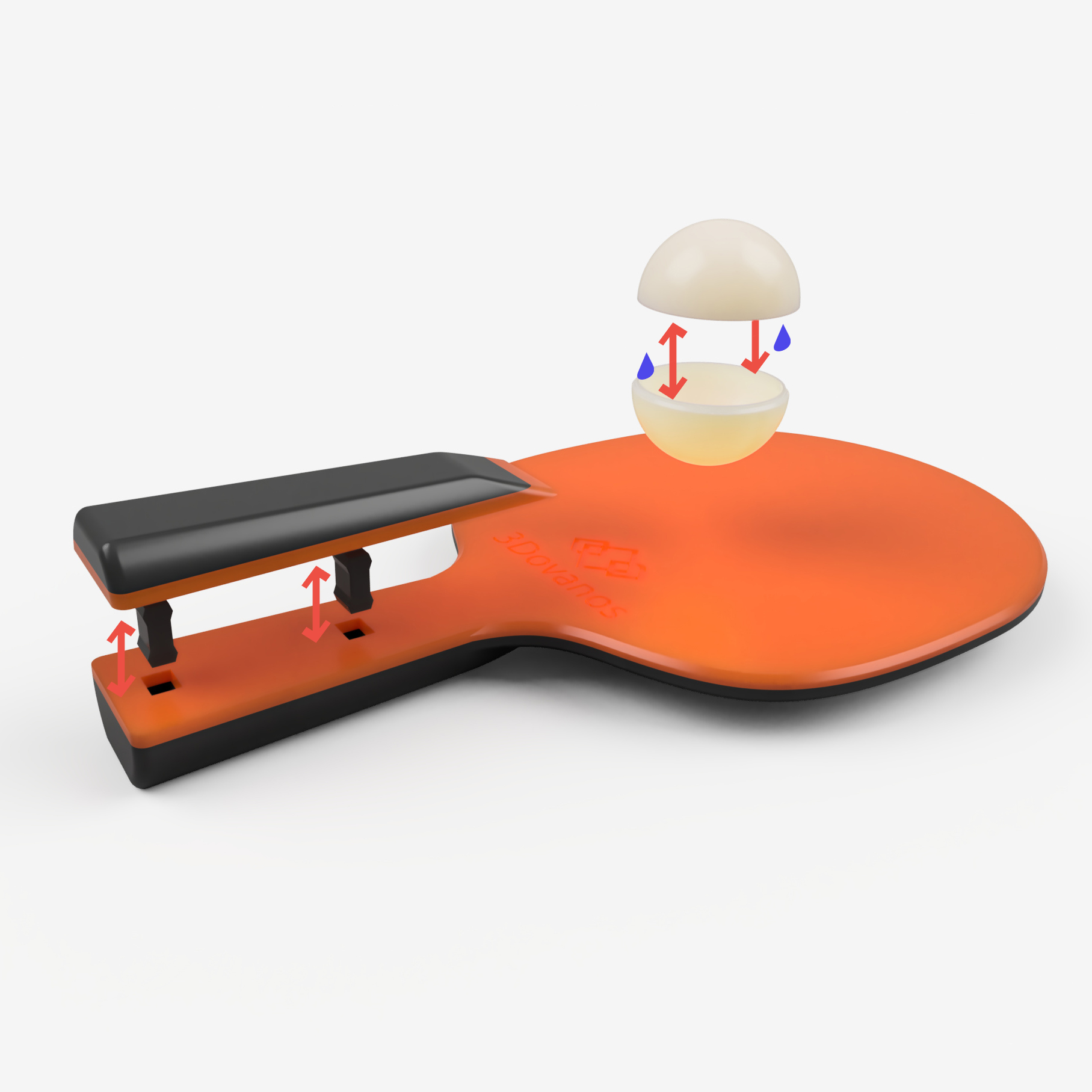 Table tennis set. 3D printing optimized