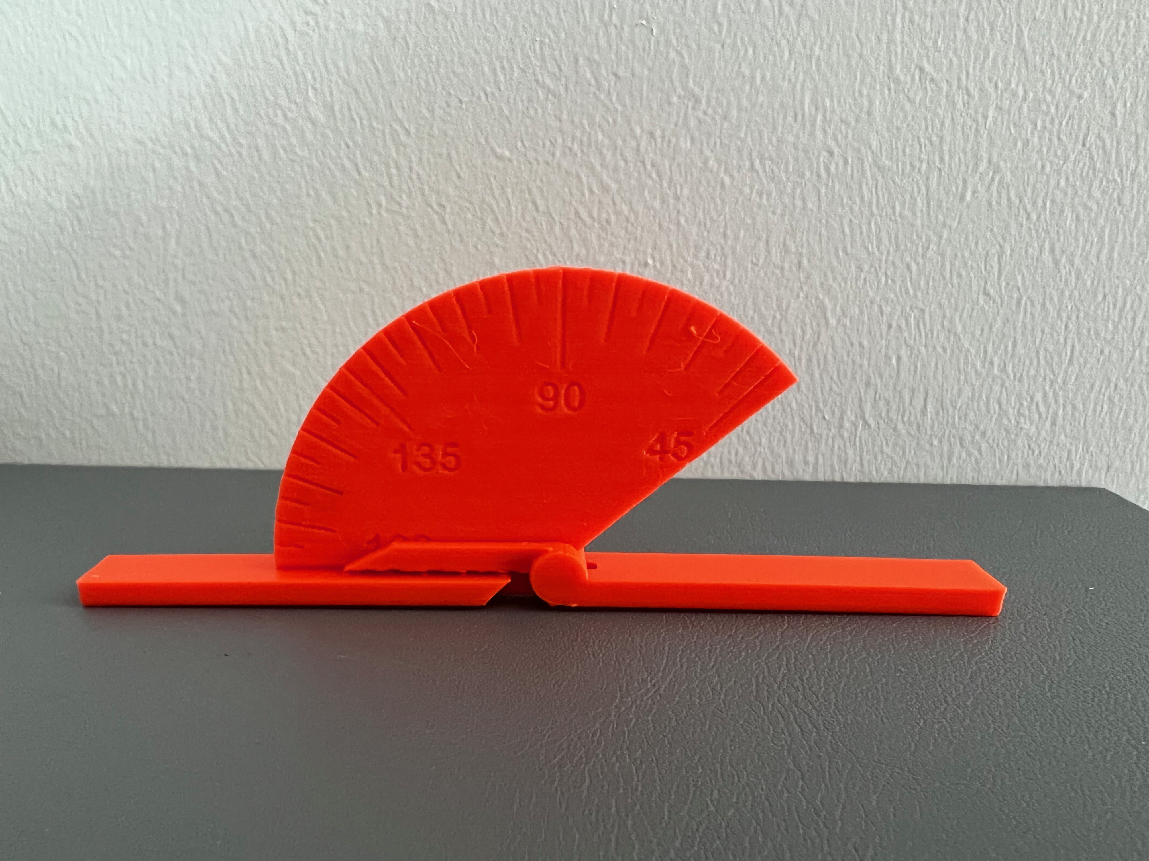 Fast printed goniometer