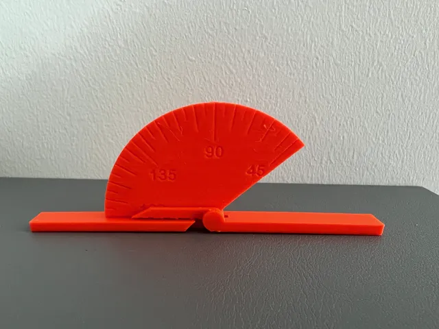 Fast printed goniometer