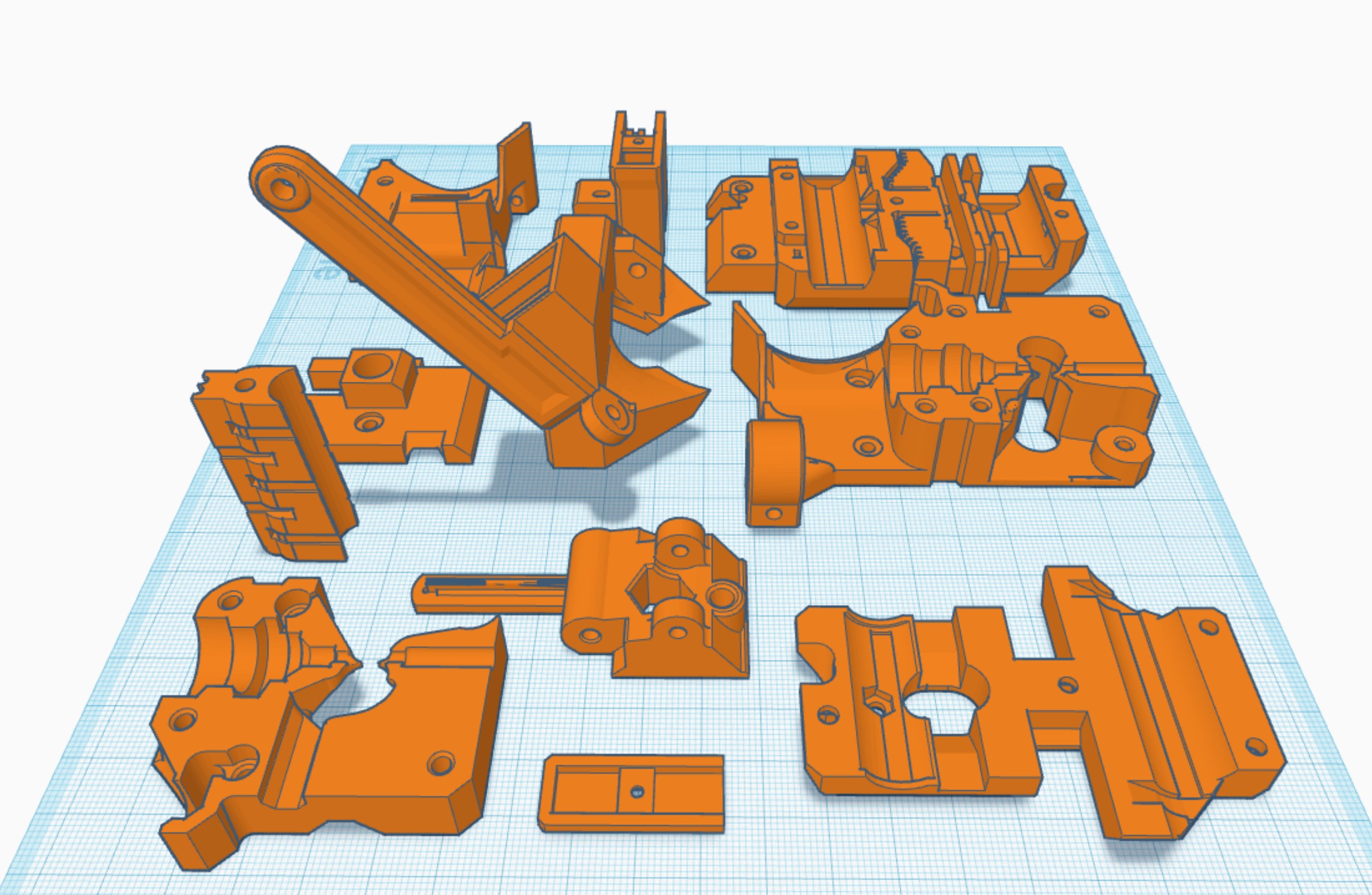PRUSA I3 MK3S+ Hotend Orginal PlastParts Redigeret til MMU2S - MMU3 by ...