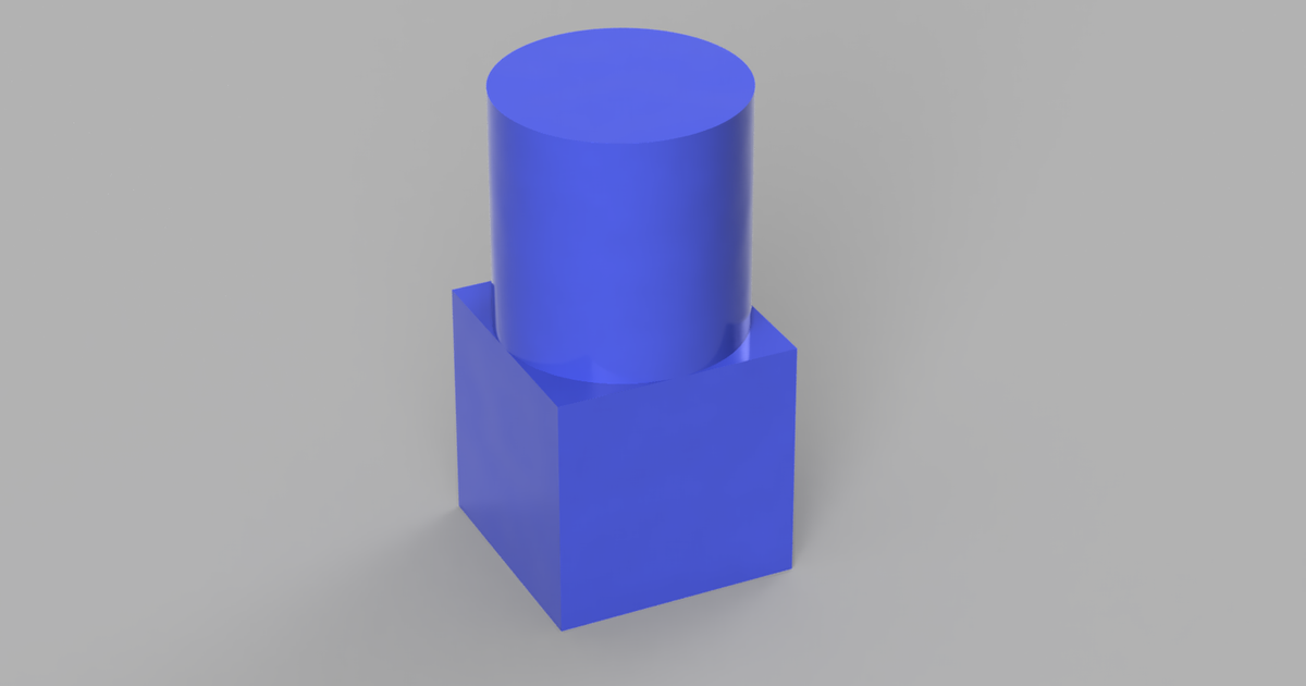 Calibration Cube and Cylinder by Patrick Boschian Download free STL