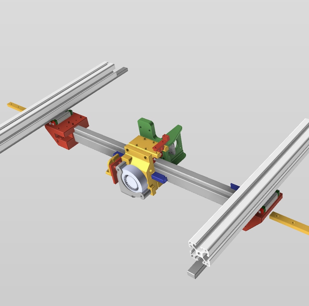 Rail MGN 12 sur XY Hypercube evolution