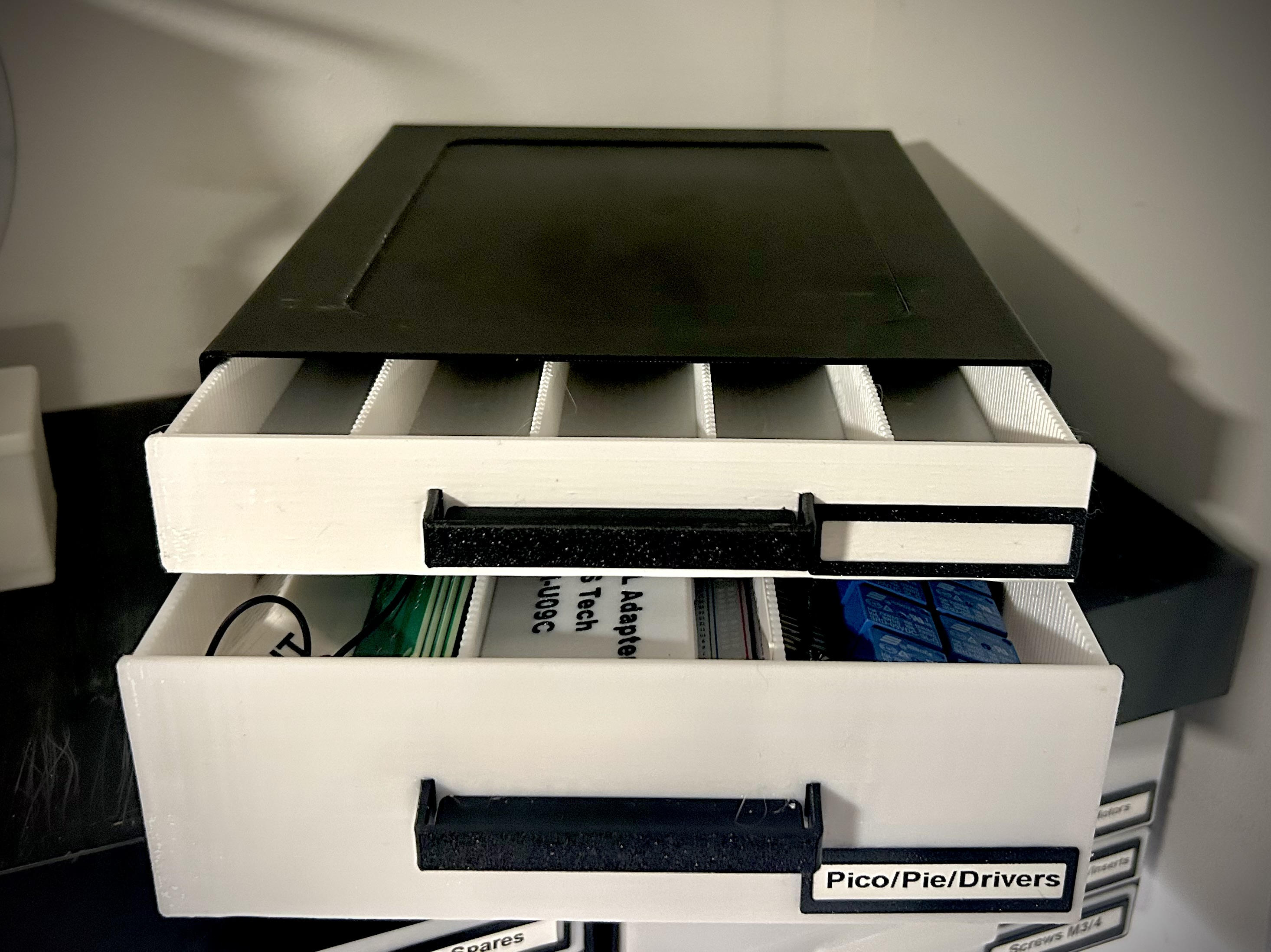Top Shelve or Wall Hanging Drawer Storage - 100mm x 200mm x 240mm