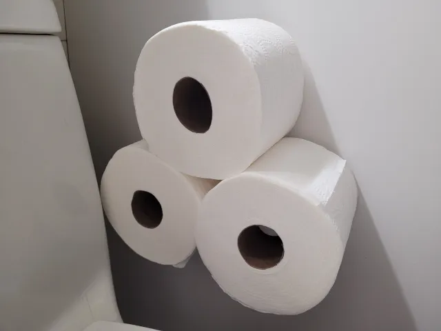 Slim Toilet Paper Holder
