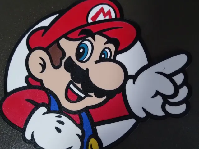 Mario Multicolor double sided
