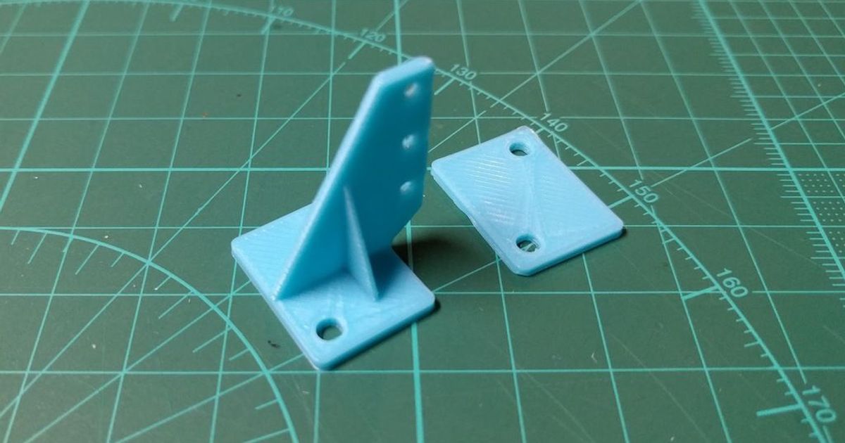 RC Airplane Control Horns by Mr Disintegrator Download free STL model