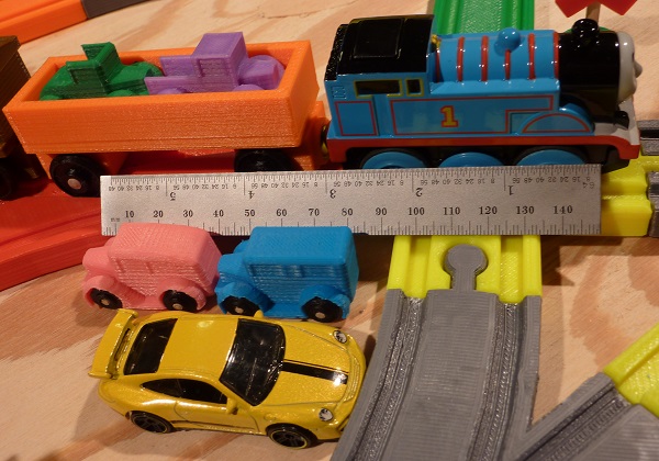 3DPrintedRailRoad Pocket Cars