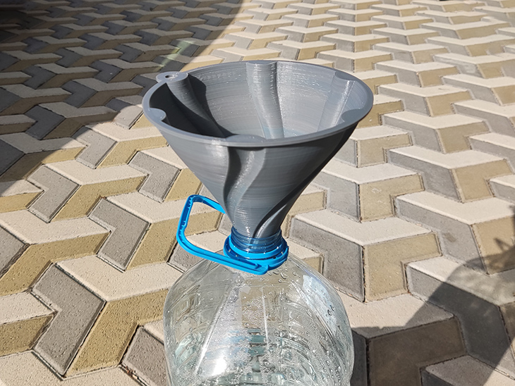 Funnel for 5l. bottles